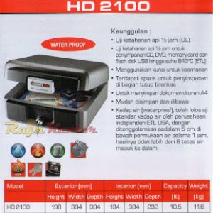 Brankas Sentry HD 2100