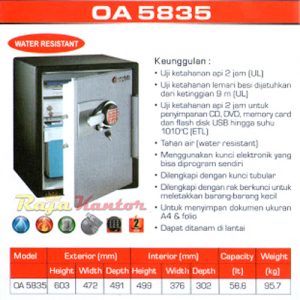 Brankas Sentry OA 5835