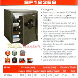 Brankas Sentry SF 123 ES