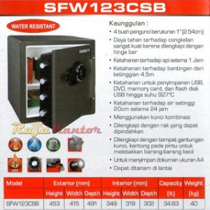 Brankas Sentry SFW 123 CSB