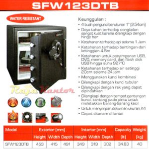 Brankas Sentry SFW 123 DTB