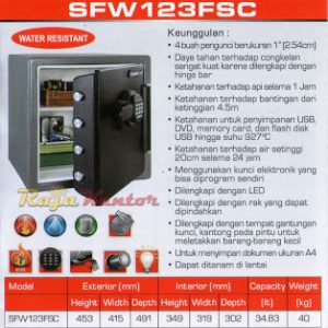 Brankas Sentry SFW 123 FSC -