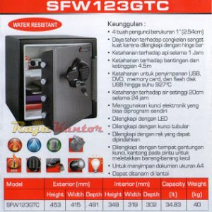 Brankas Sentry SFW 123 GTC -