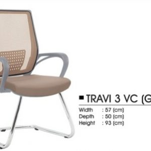 Kursi Kantor Decco TRAVI 3 VC GREY