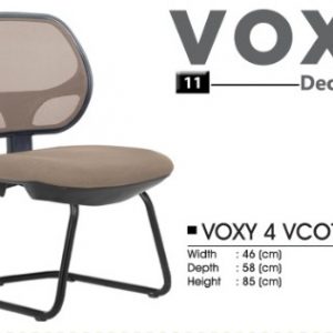 Kursi Kantor Decco VOXY 4 VCOT BLACK