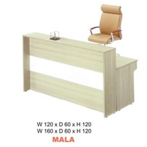 Meja Kantor Reception Carrera Type Mala 160