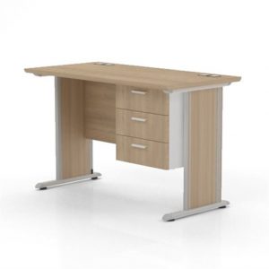 Meja kantor utama Highpoint Six OD6120-00-1260-68 + 3 Laci gantung