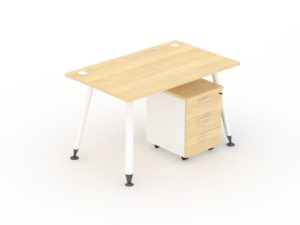 Meja Kantor Modera Office Plus OPS 1275 + OPS 7331