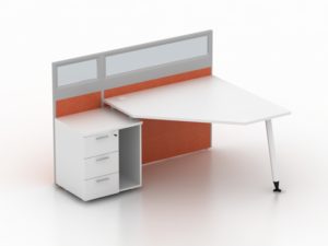 Meja Kantor Modera Office Plus OPS 2512 L