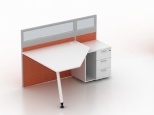 Meja Kantor Modera Office Plus OPS 2512 R