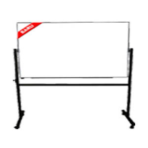 Papan Tulis (Whiteboard) Stand Double Face Sanko 90 x 180 cm