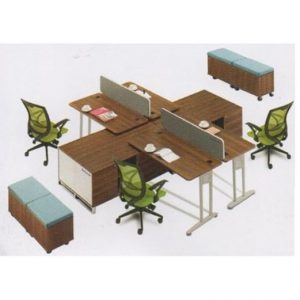 Partisi kantor Indachi 2 L Casa series