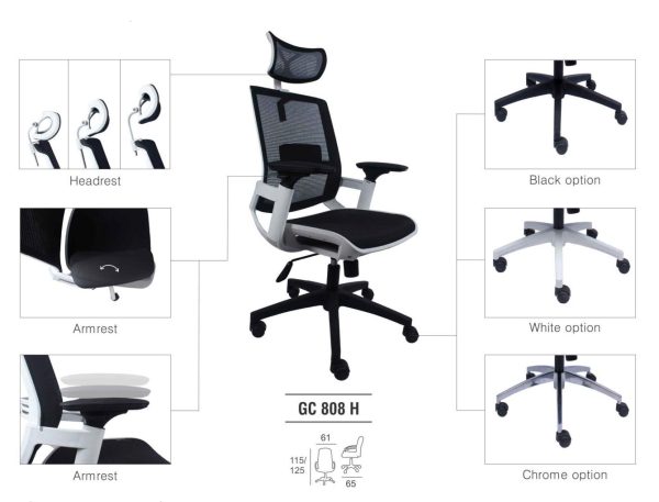 Kursi Kantor Gresco GC 808 H