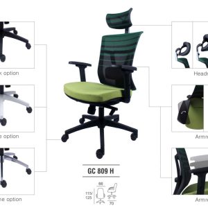 Kursi Kantor Gresco GC 809 H