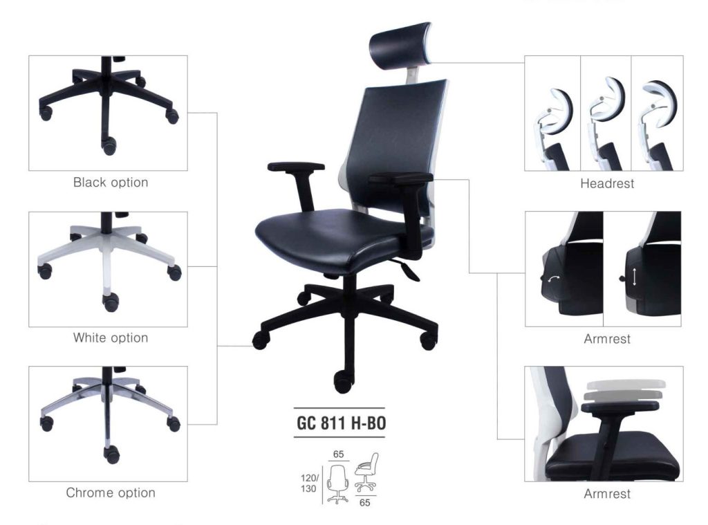 Kursi Kantor Gresco GC 811 H-BO