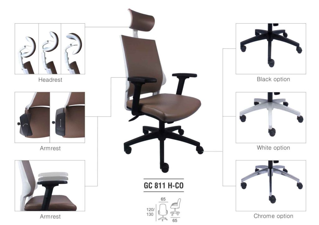 Kursi Kantor Gresco GC 811 H-CO