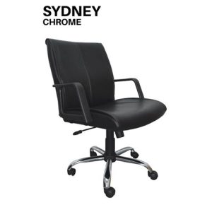 Kursi kantor Uno Sydney Chrome