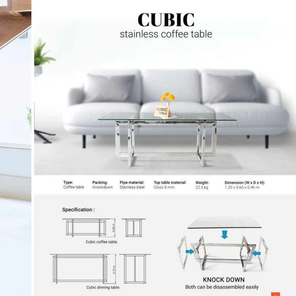 Meja Cafe Bar Cubic Multimo