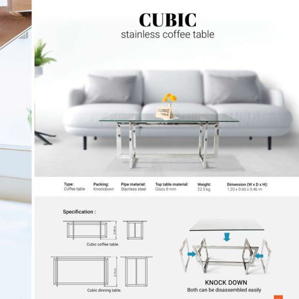 Meja Cafe Bar Cubic Multimo