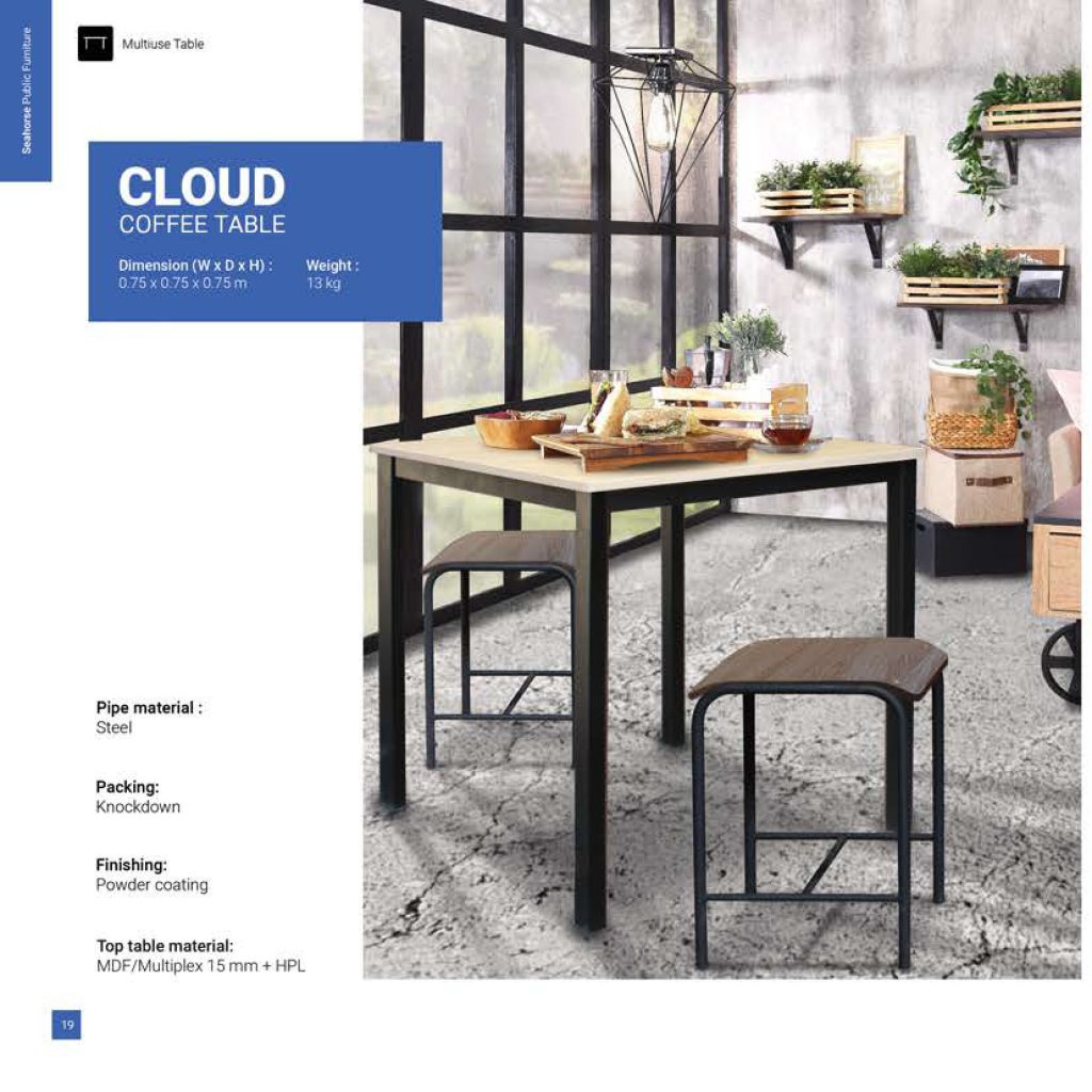 Meja Makan Cloud Multimo