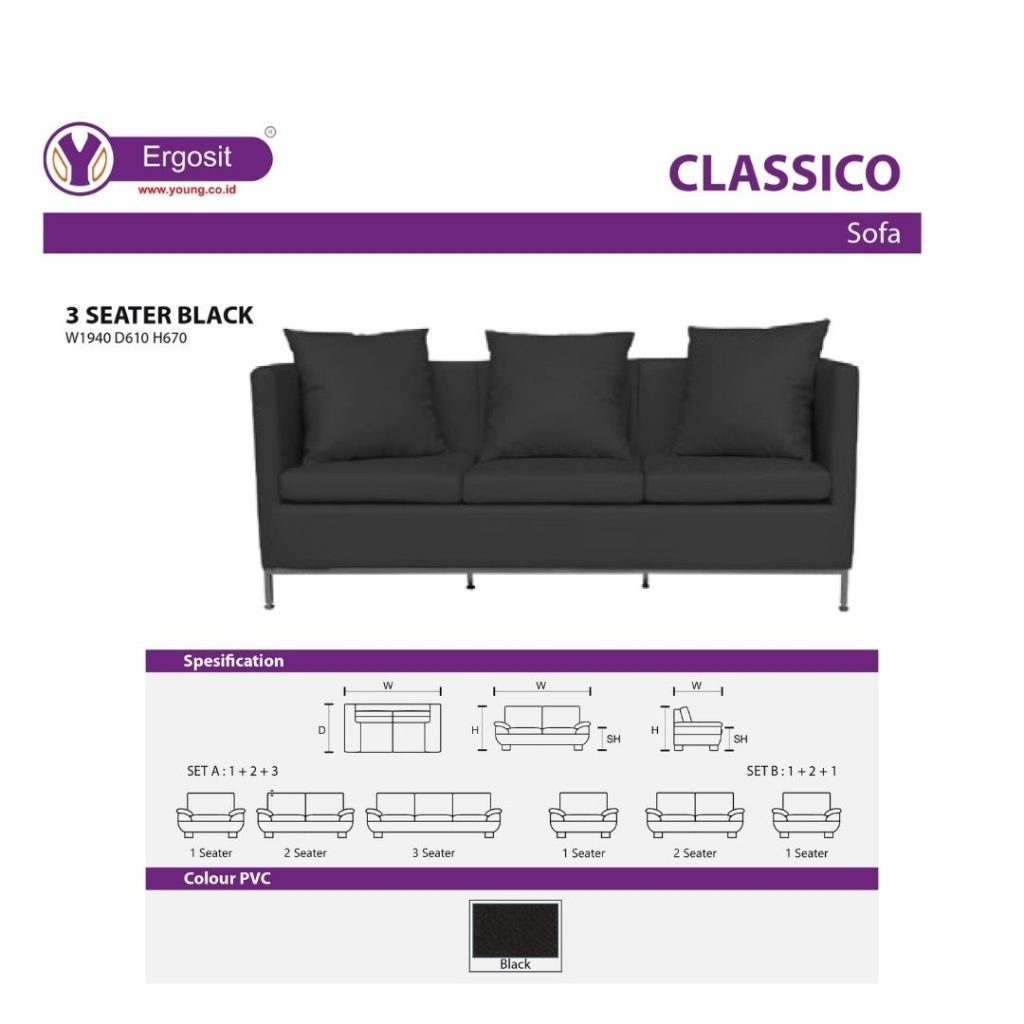 Sofa Ergosit Clasico