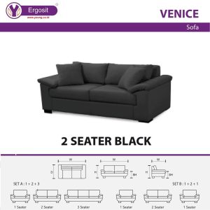 Sofa Kantor Venice 2 Seat