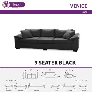 Sofa Kantor Venice 3 Seat