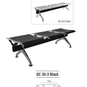 Kursi Tunggu Gresco GC35-3 BLACK