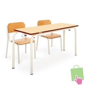 KURSI DAN MEJA SEKOLAH CHITOSE UNI DESK CHAIR